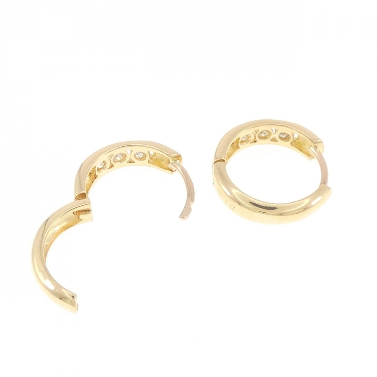 K18YG/K18PG ダイヤモンド ピアス 0.32CT