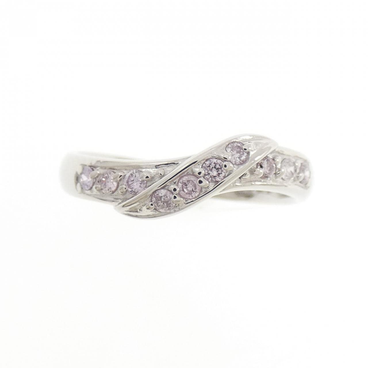 PT900 ピンクダイヤモンド リング 0.13CT