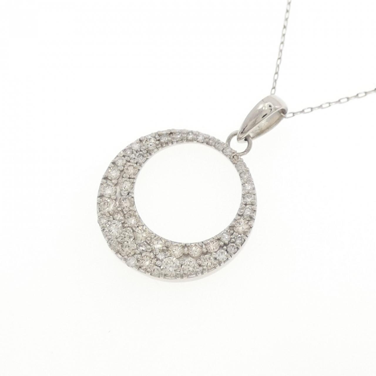 【新品】PT900 ダイヤモンド ネックレス 0.50CT