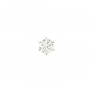 【リメイク】PT900/ST ダイヤモンド ピアス 0.531CT G I1 Fair 片耳