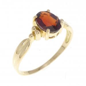 K18YG ガーネット リング