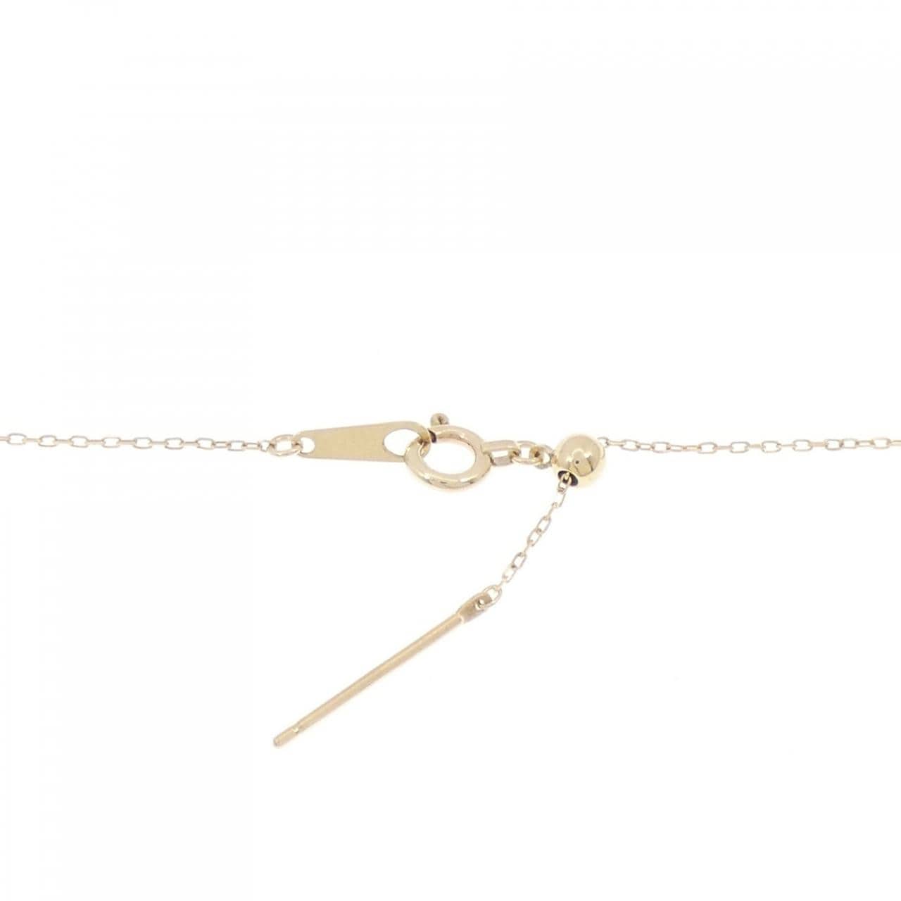 K18YG/K10YG ダイヤモンド ネックレス 0.20CT