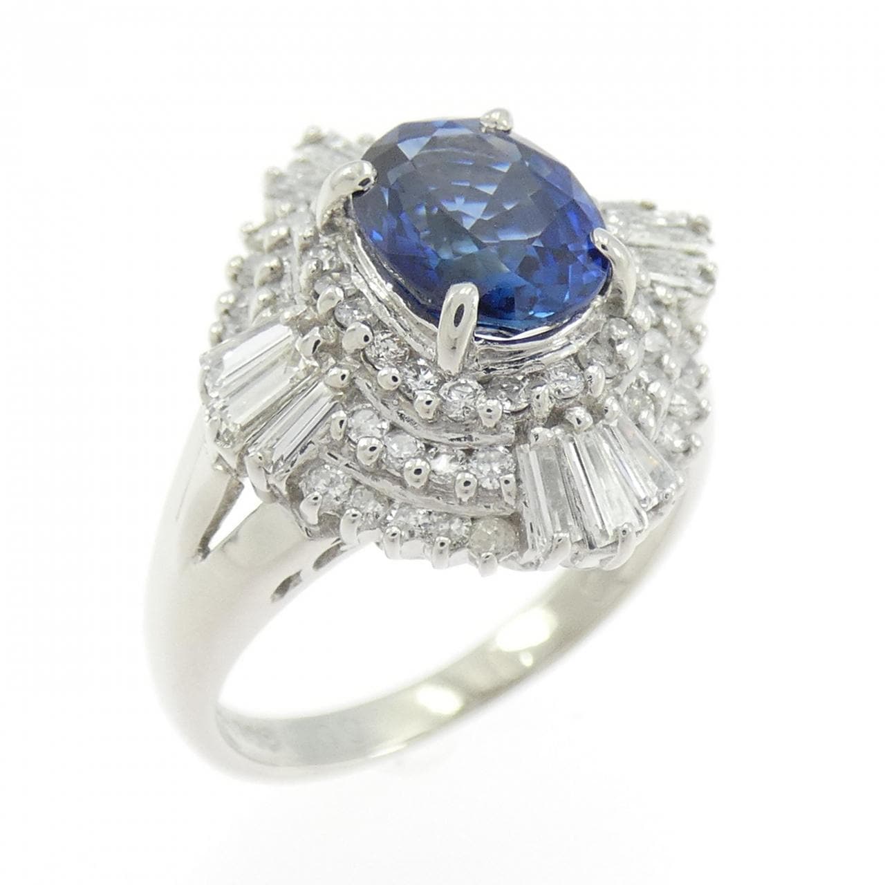 PT900 サファイヤ リング 1.56CT