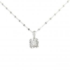 750WG ダイヤモンド ネックレス 0.13CT