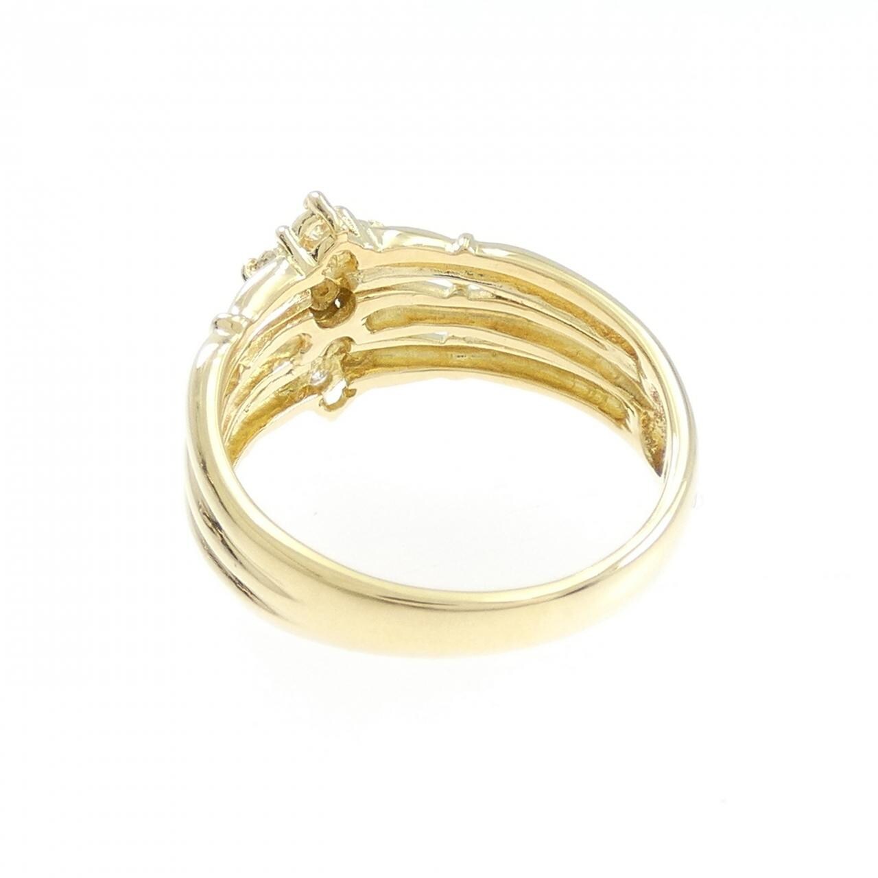 K18YG ダイヤモンド リング 0.16CT