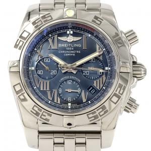 ブライトリング クロノマット44ローマンブラックMOP JAPAN LIMITED AB0111/S011BRMPA SS 自動巻