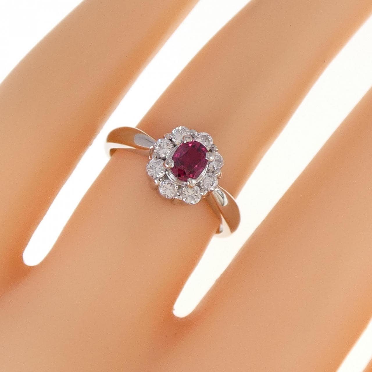 PT ルビー リング 0.35CT