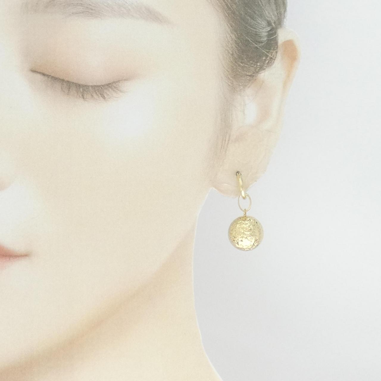 K18YG 2WAY earrings