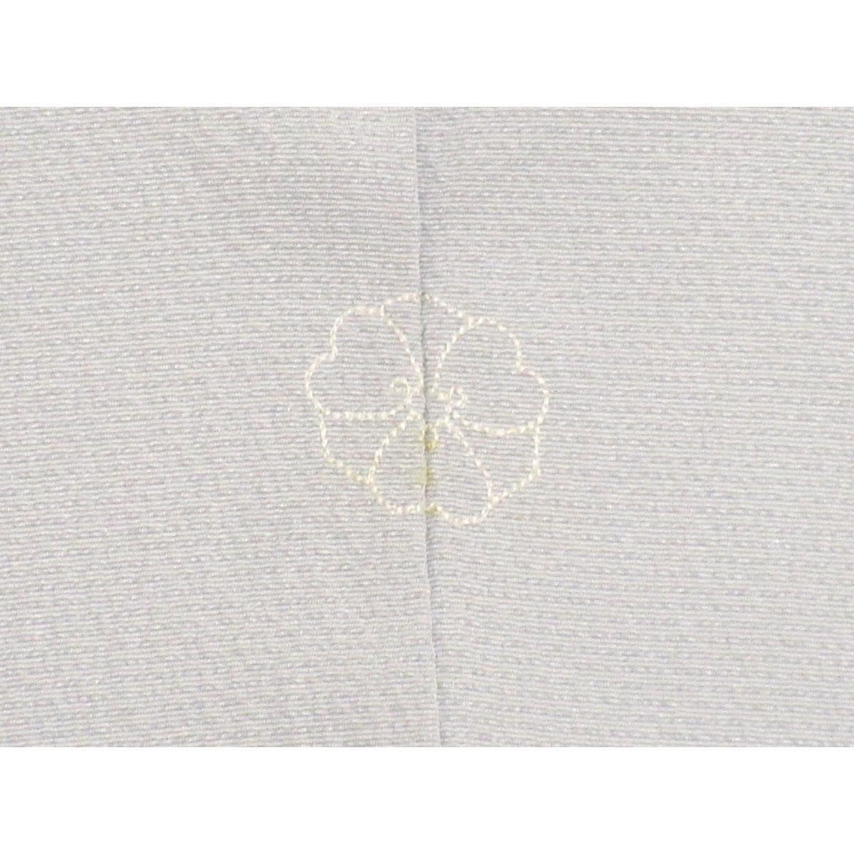 単衣　訪問着　刺繍加工　剣片喰