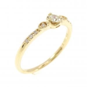 K18YG ダイヤモンド リング 0.132CT