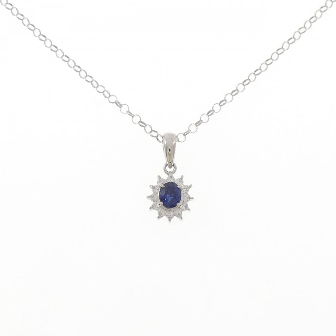PT900/PT850 サファイヤ ネックレス 0.38CT