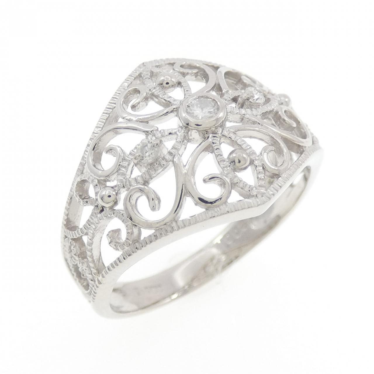 PT900 ダイヤモンド リング 0.08CT