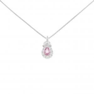 PT サファイヤ ネックレス 0.329CT