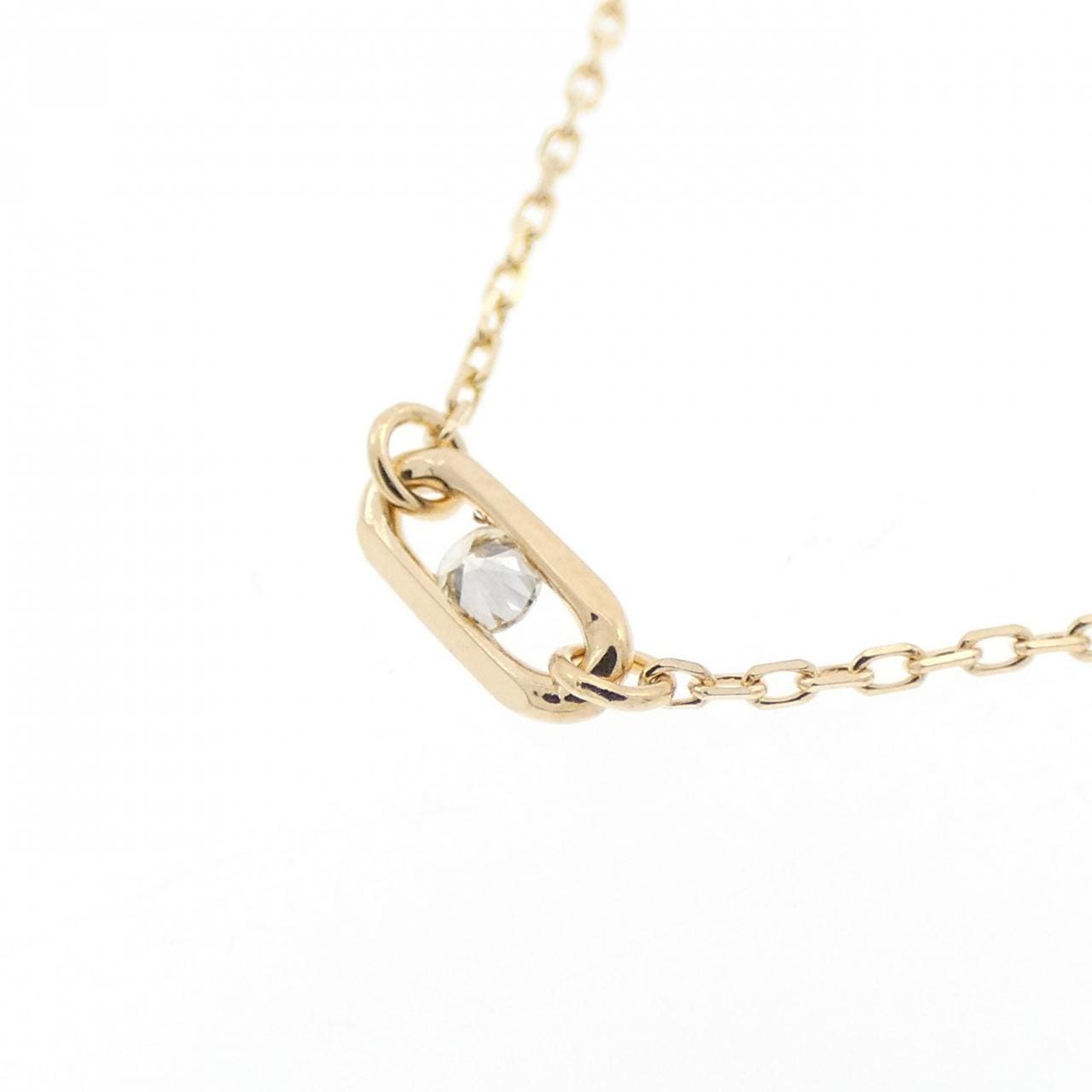 【新品】K18YG ダイヤモンド ネックレス 0.09CT