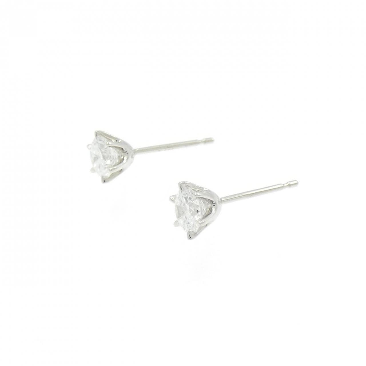 【新品】PT900 ダイヤモンド ピアス 0.288CT 0.285CT E SI1 Good