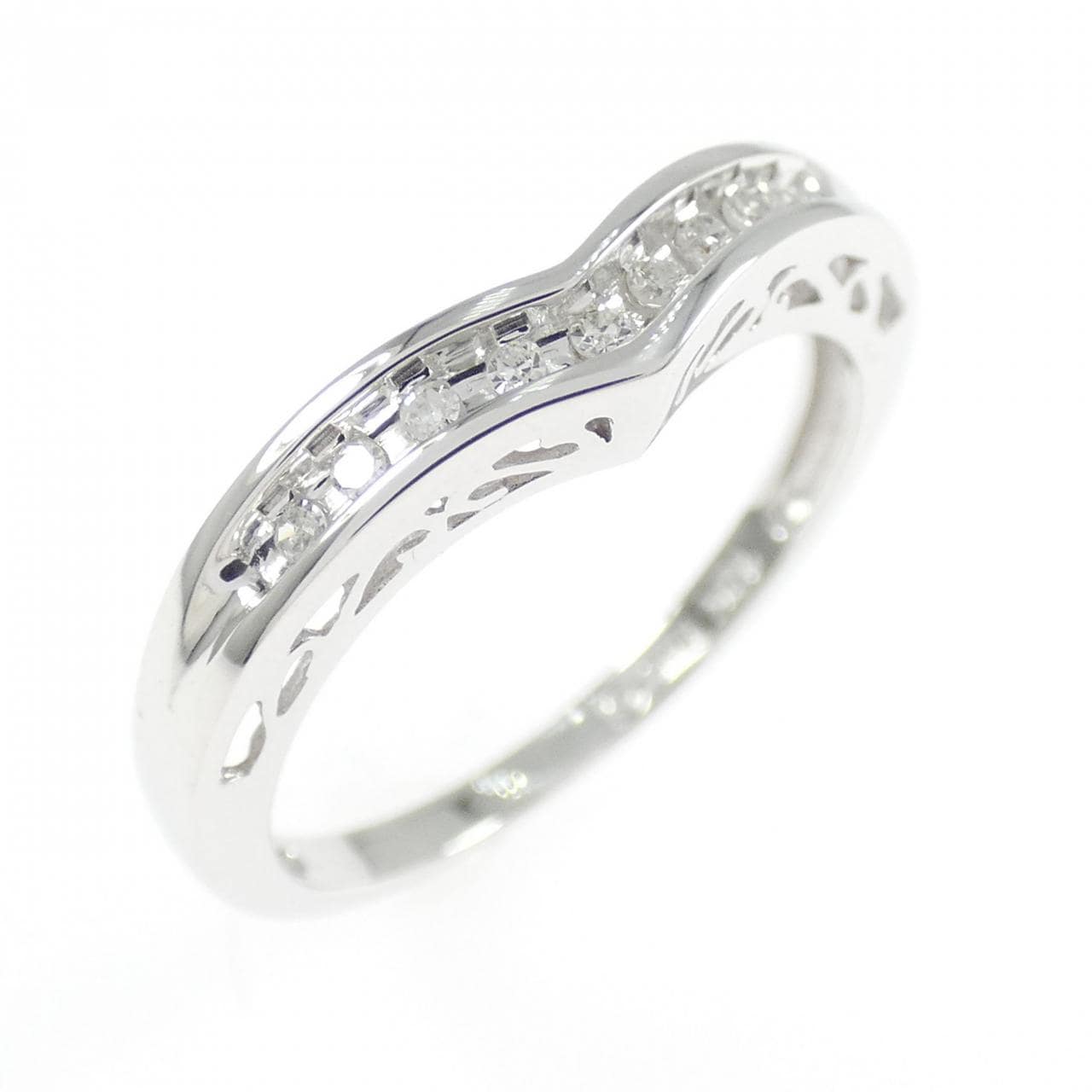 10KWG ダイヤモンド リング