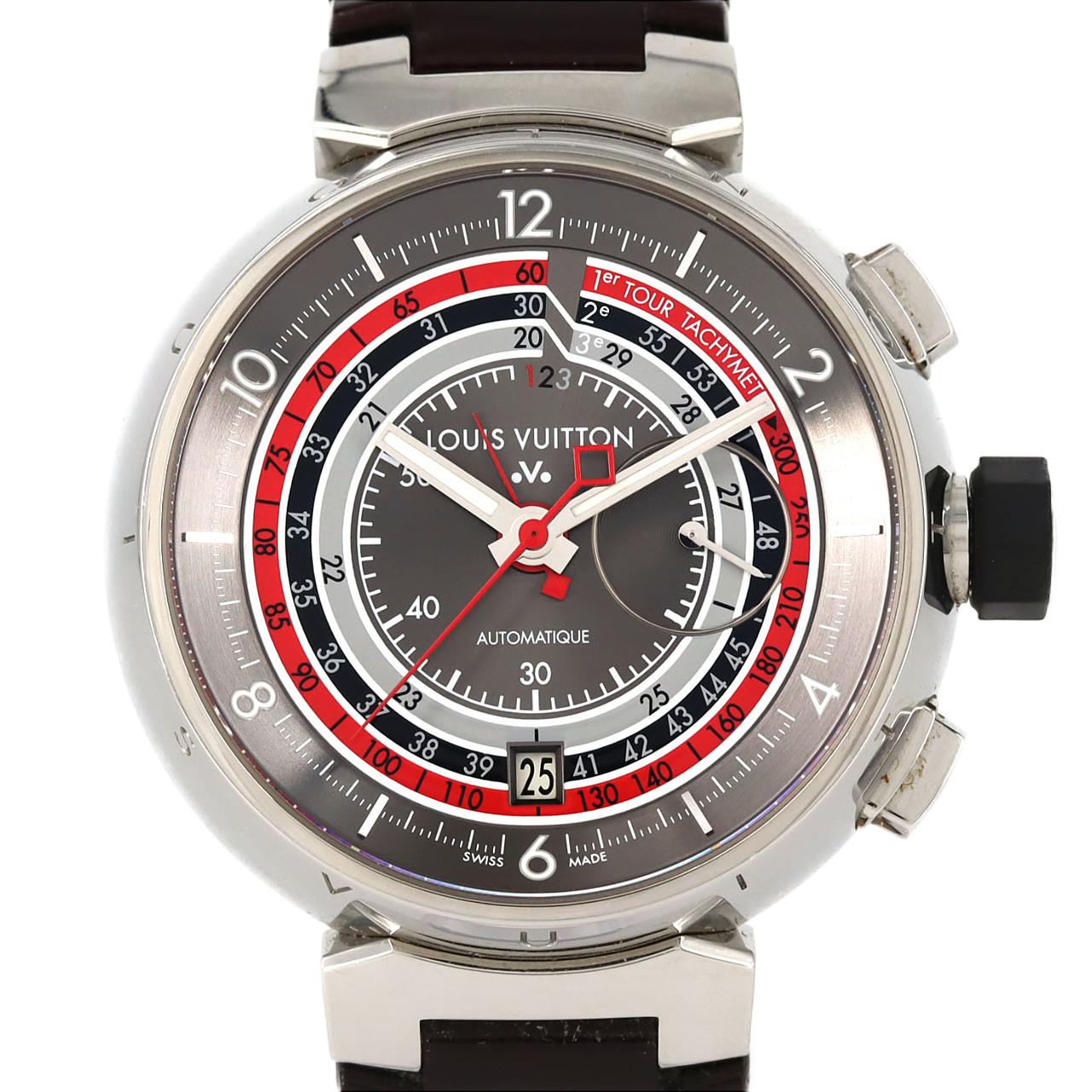 【ノーメンテナンス還元価格】ルイヴィトン タンブールクロノヴォワイヤージュⅡ LIMITED Q102C SS 自動巻