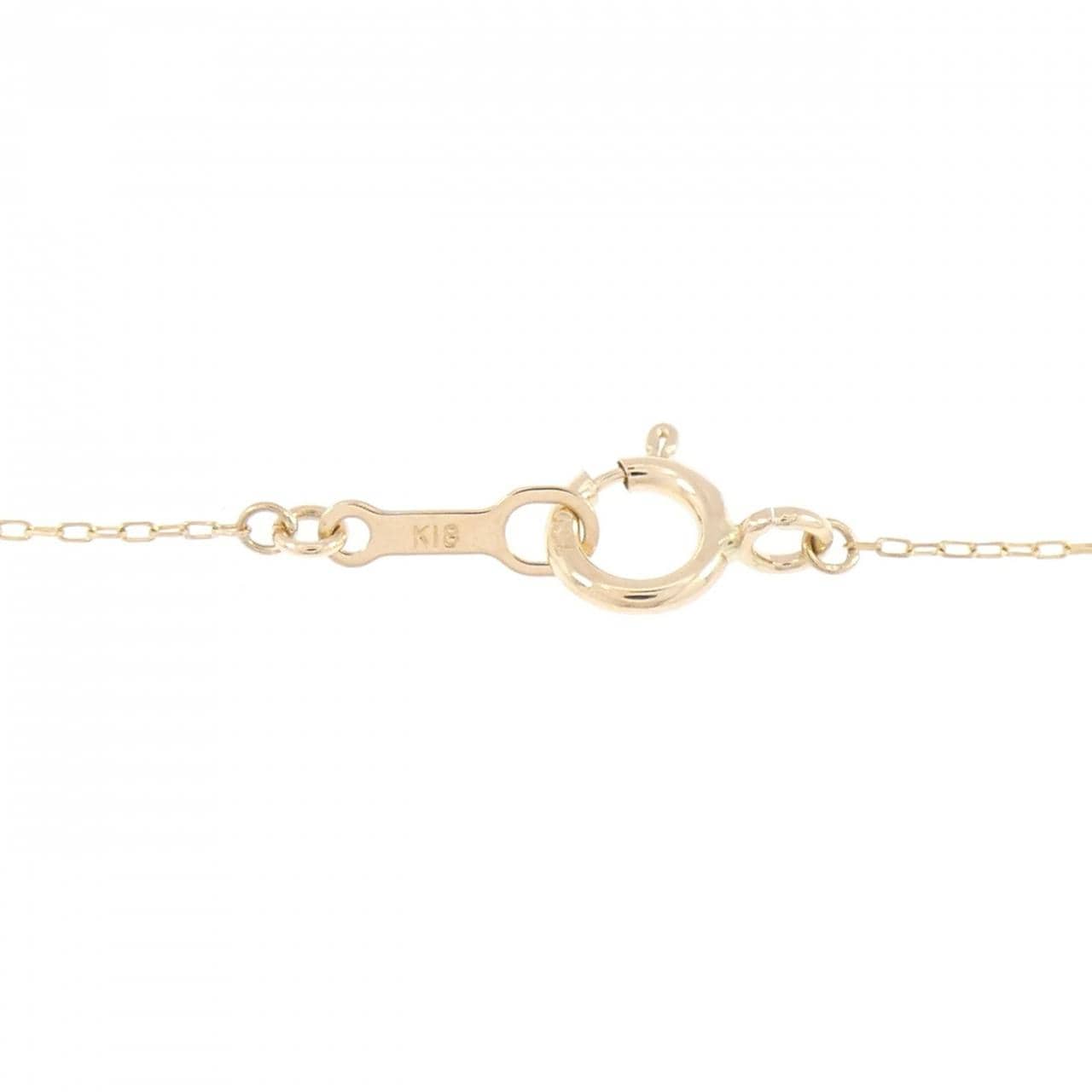 K18YG ダイヤモンド ネックレス 0.10CT