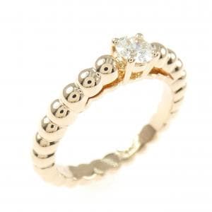 ヴァンクリーフ&アーペル ペルレ ソリティア リング 0.31CT E VVS2 EXT