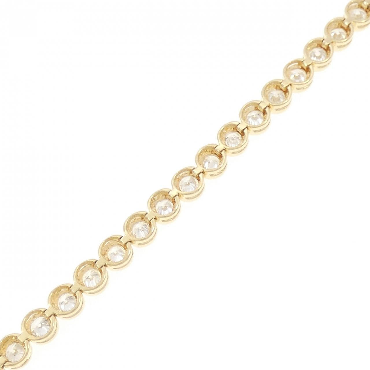 K18YG ダイヤモンド ブレスレット 3.25CT