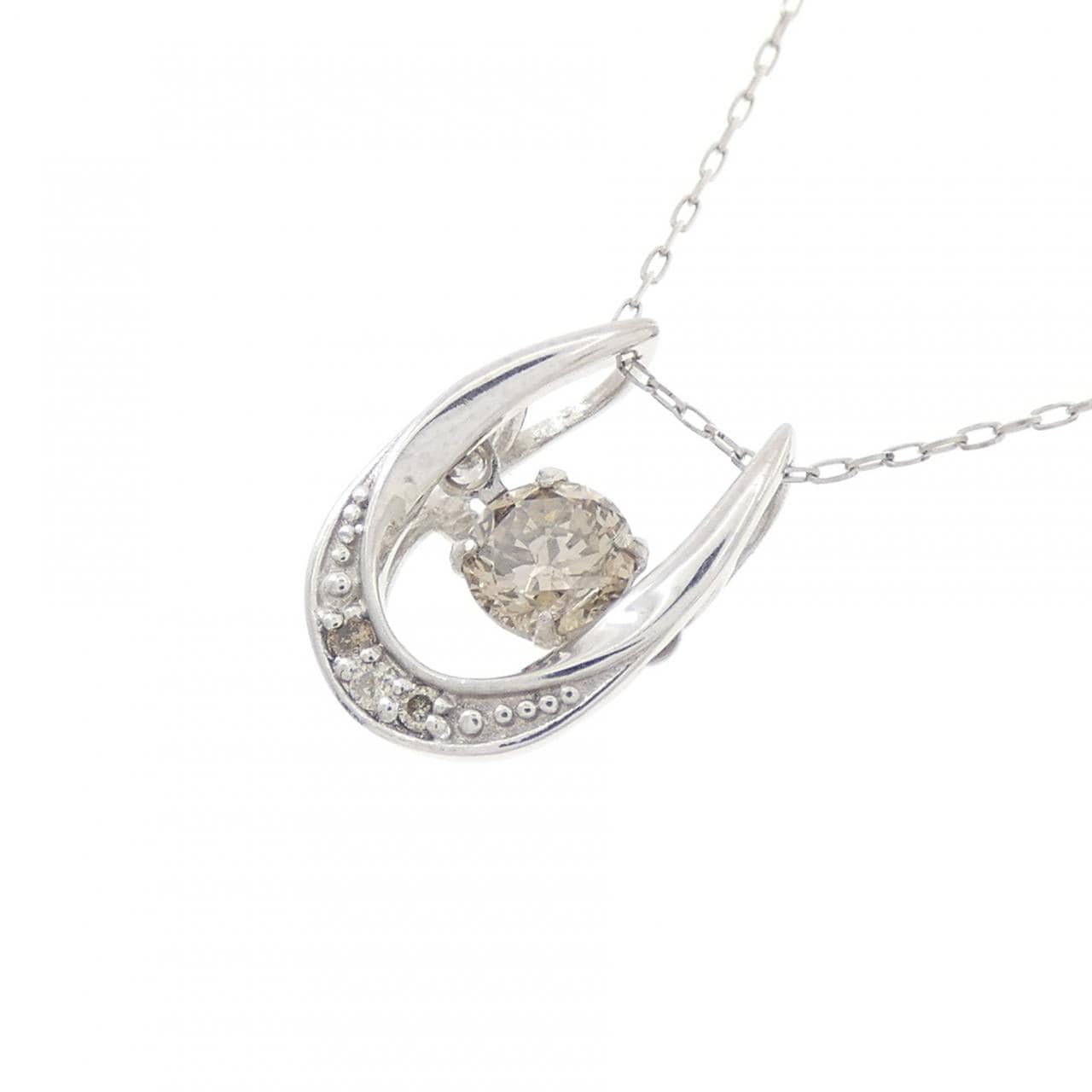 PT900/PT850 ダイヤモンド ネックレス 0.30CT