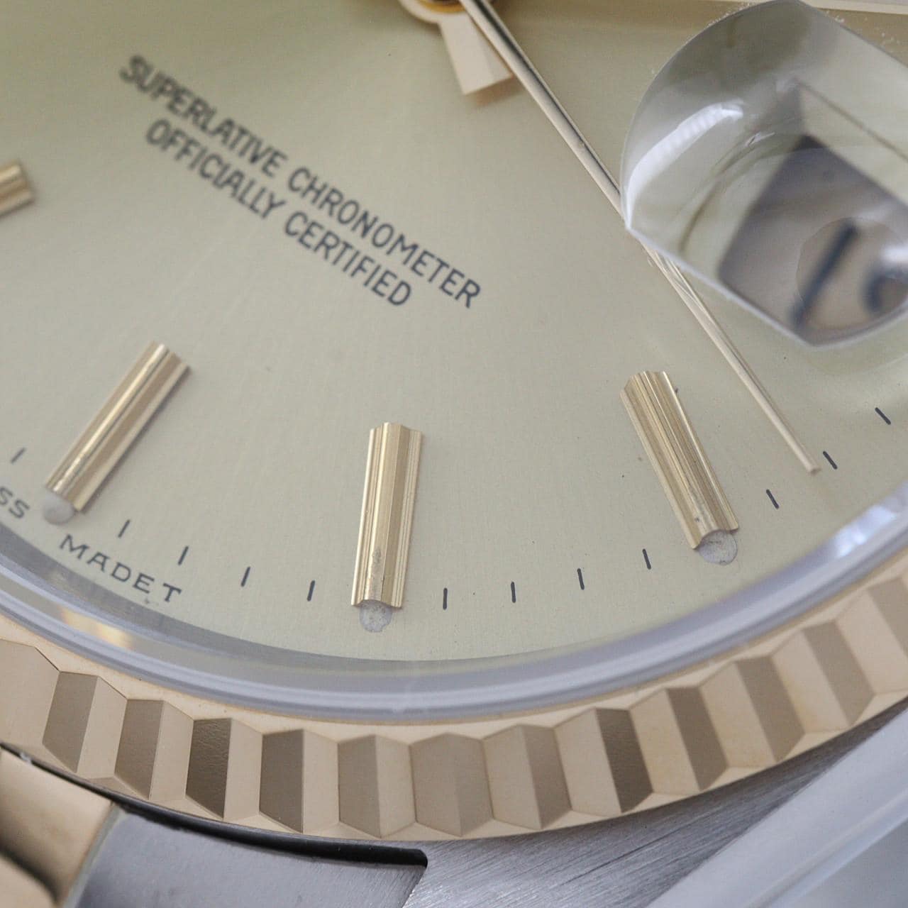 ロレックス デイトジャスト 16233 SSxYG 自動巻 S番