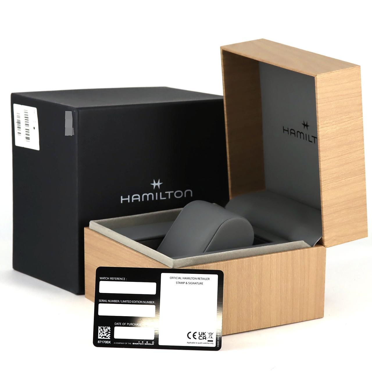 【新品】ハミルトン カーキアビエーションX-WIND GMTクロノ H779220/H77922141 SS クォーツ