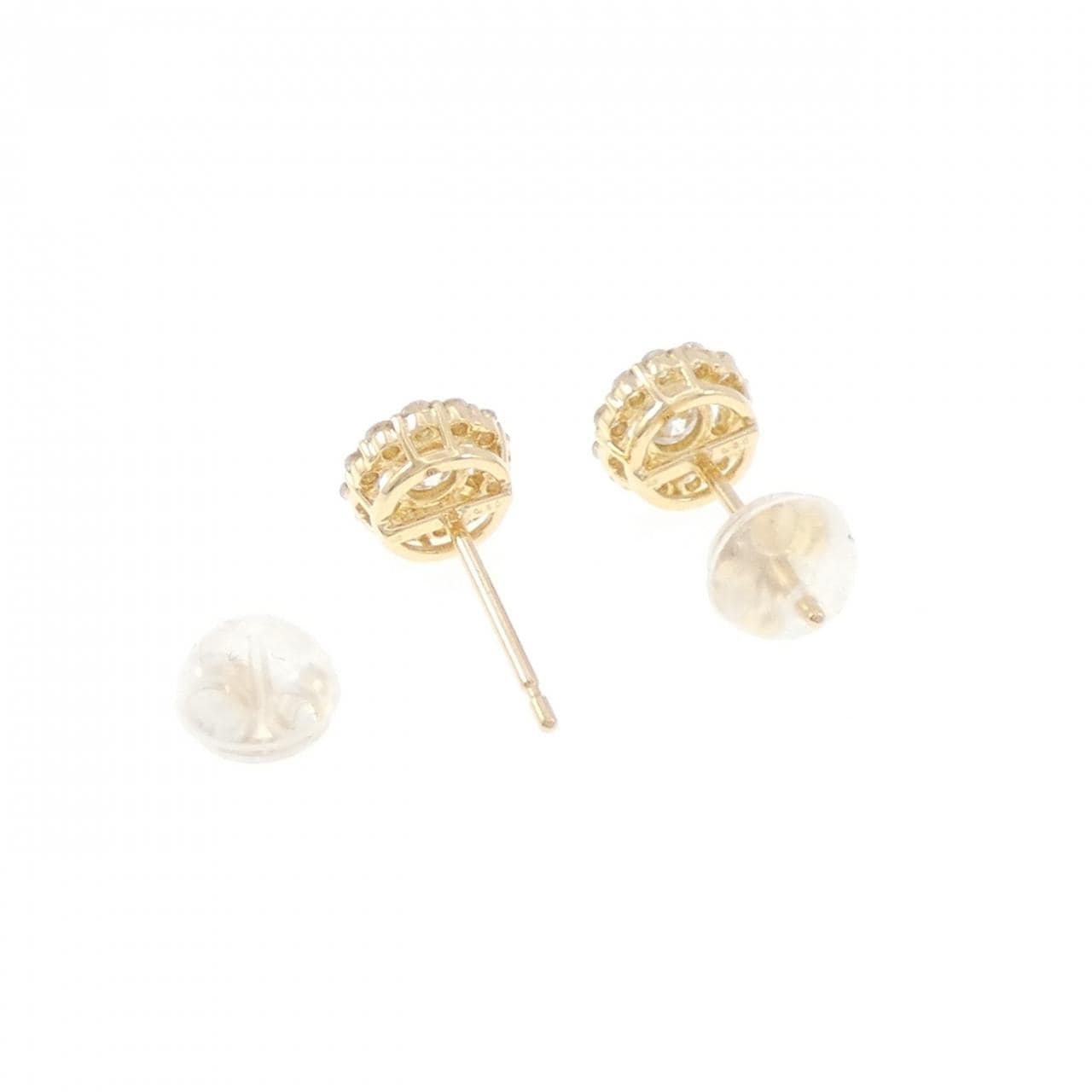 【リメイク】K18YG ダイヤモンド ピアス 0.40CT