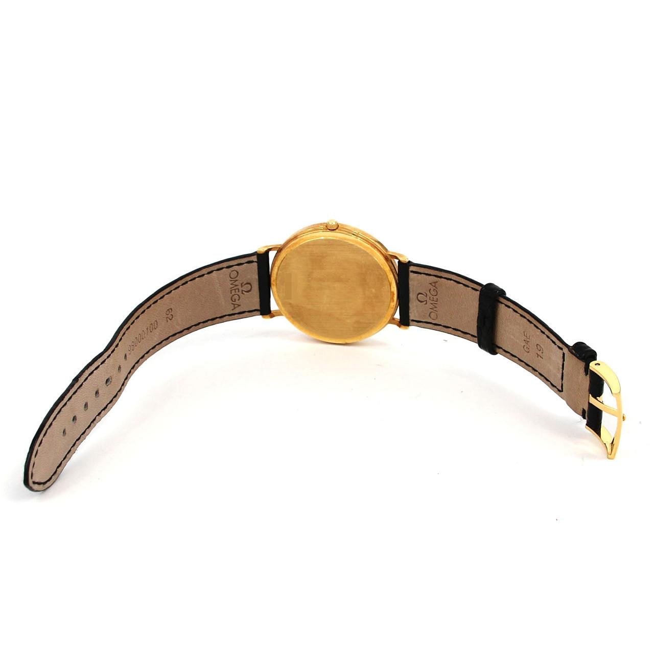 【ノーメンテナンス還元価格】オメガ ラウンドケース YG YG クォーツ