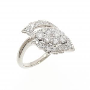 PT900 リーフ ダイヤモンド リング 1.00CT
