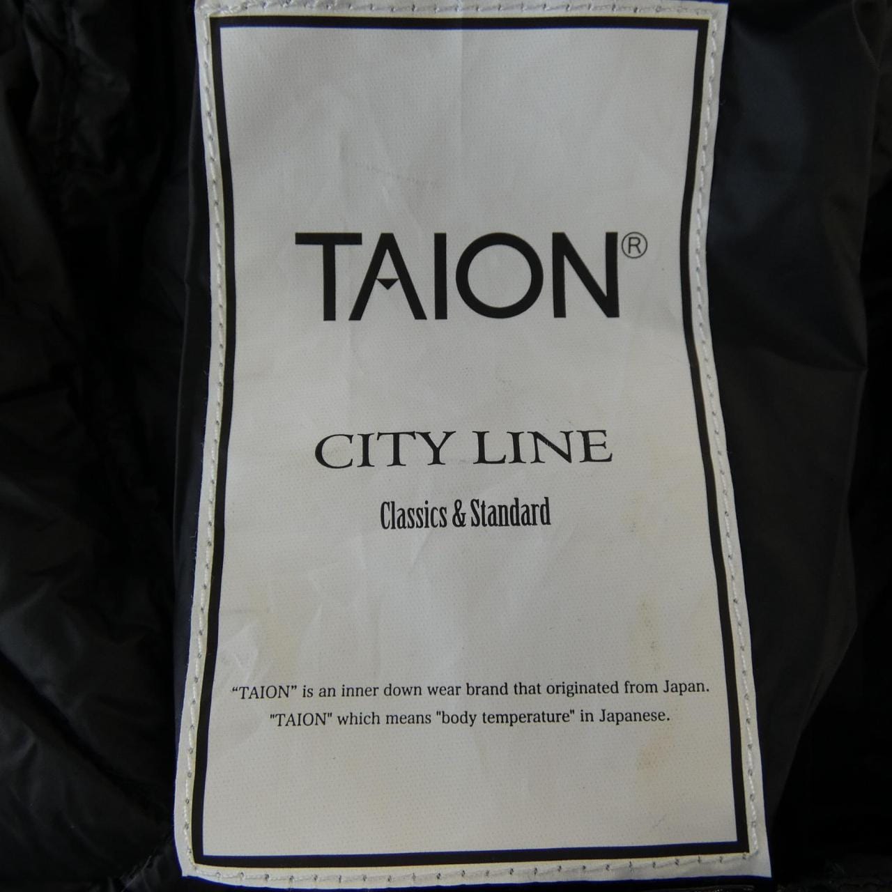 タイオン TAION ダウンジャケット