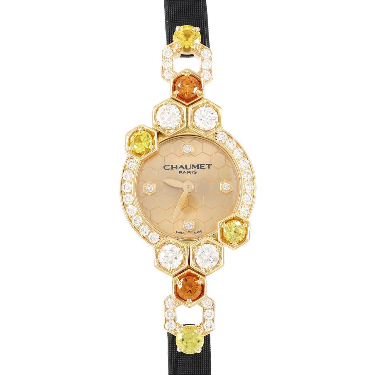 CHAUMET Bee My Love YG/D W16002-46A YG Quartz