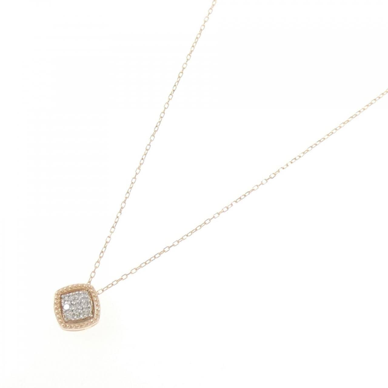 K10PG/K10WG ダイヤモンド ネックレス 0.08CT