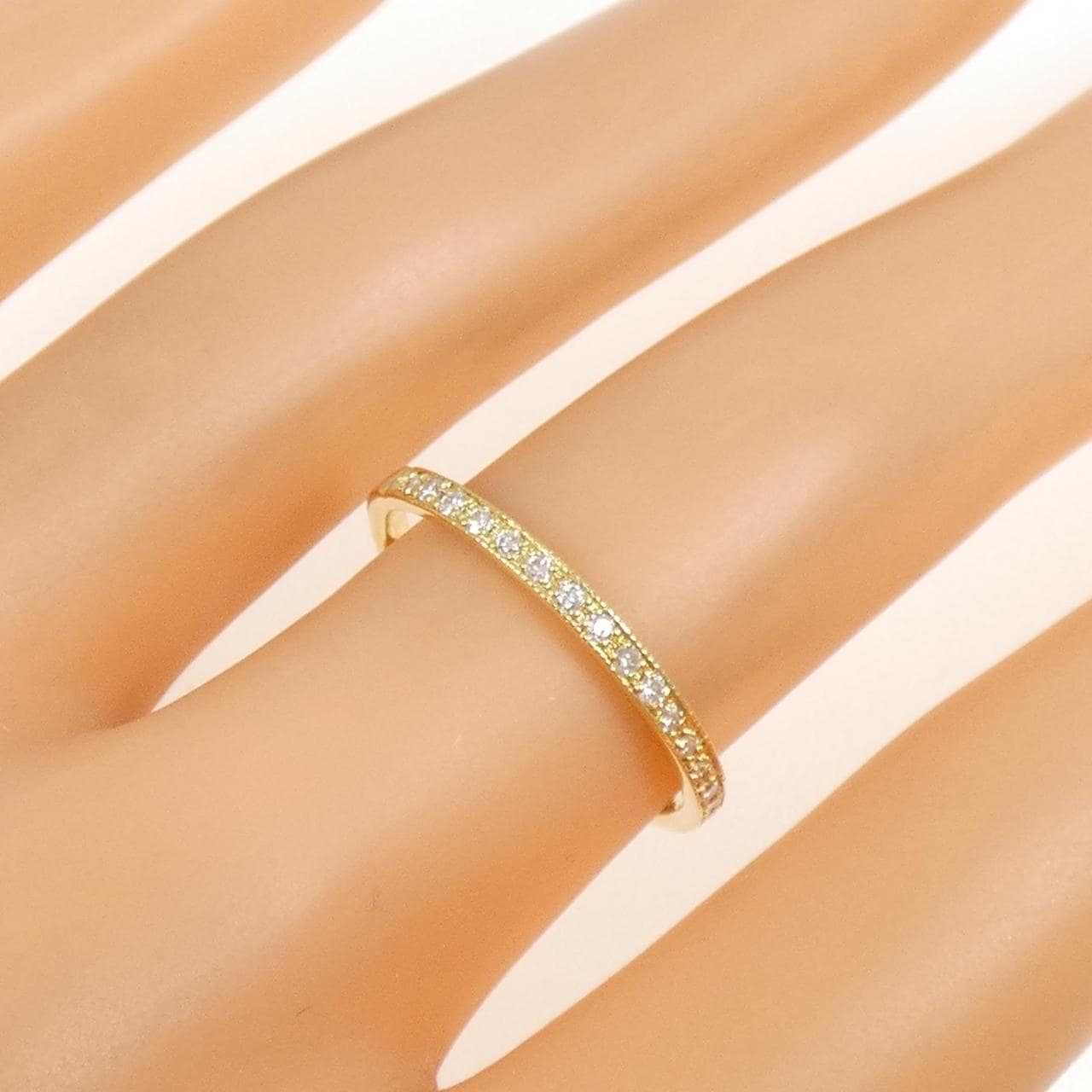 K18YG ダイヤモンド リング 0.14CT