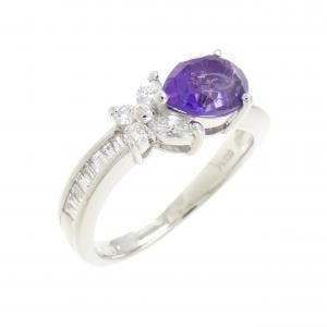 PT アメジスト リング 0.80CT