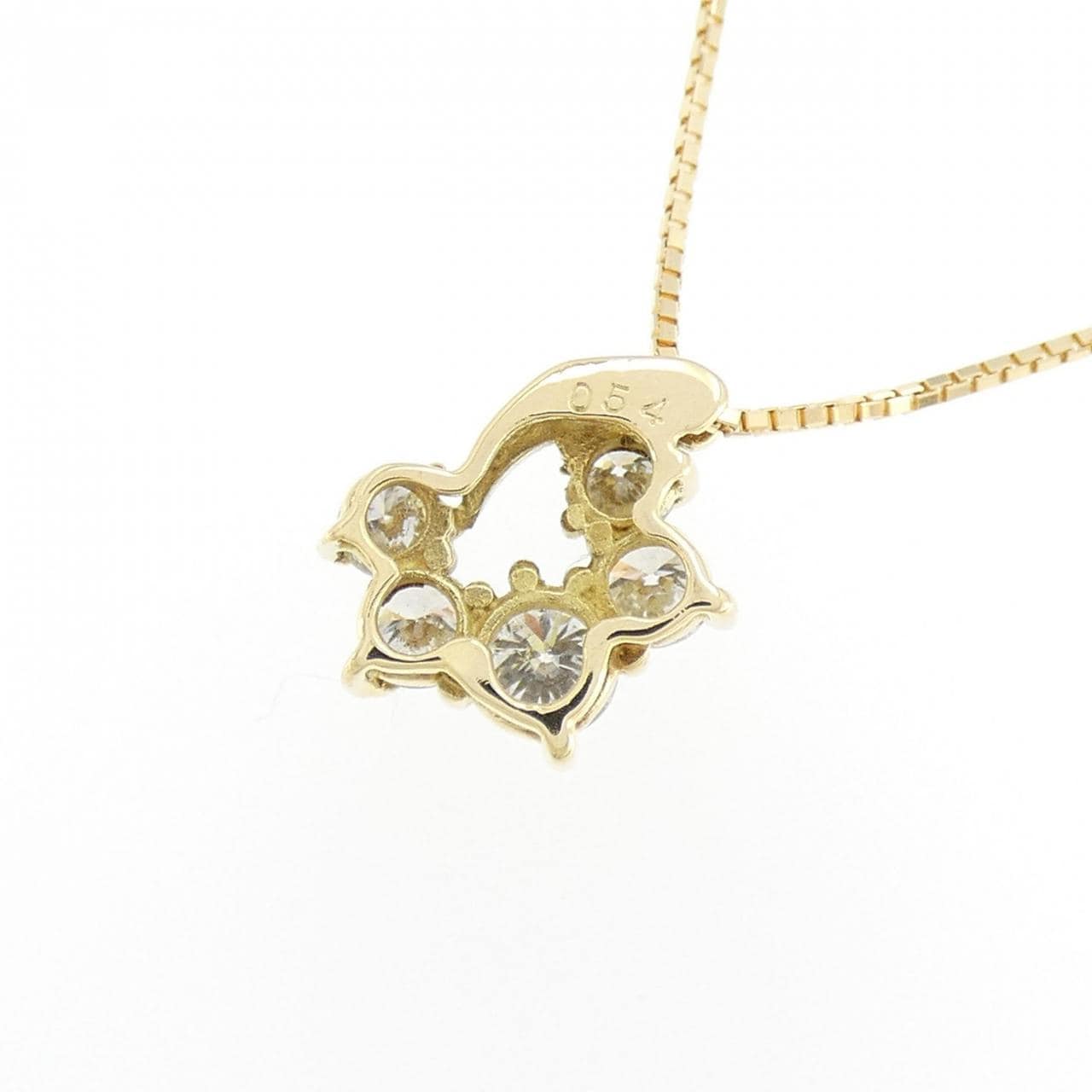 K18YG ダイヤモンド ネックレス 0.54CT