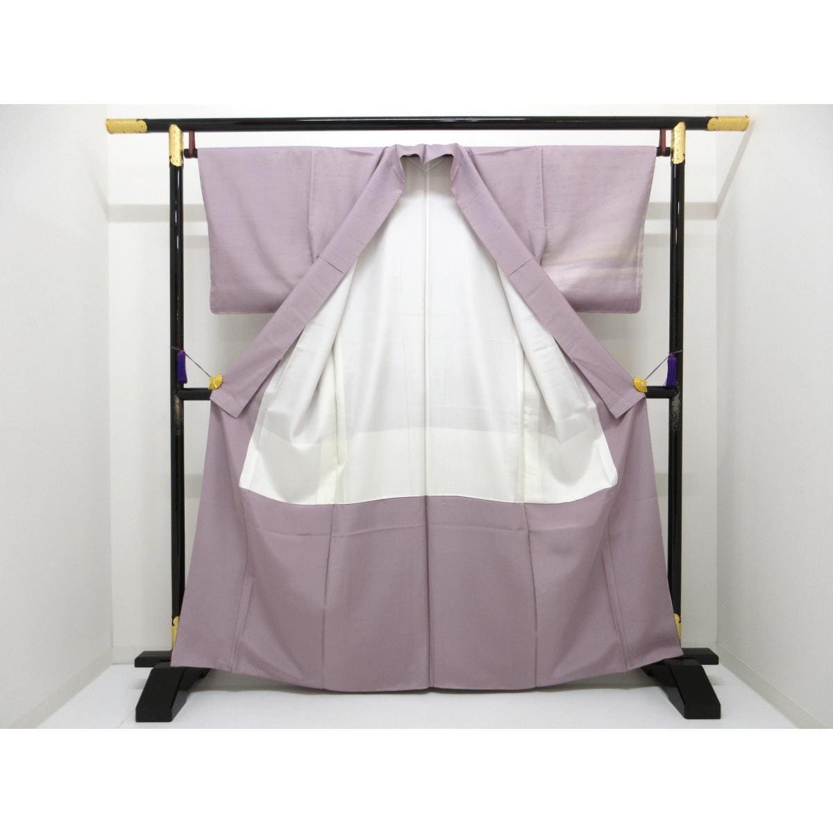 【未使用品】訪問着　牛首紬　ボカシ染　身幅２Ｌ寸