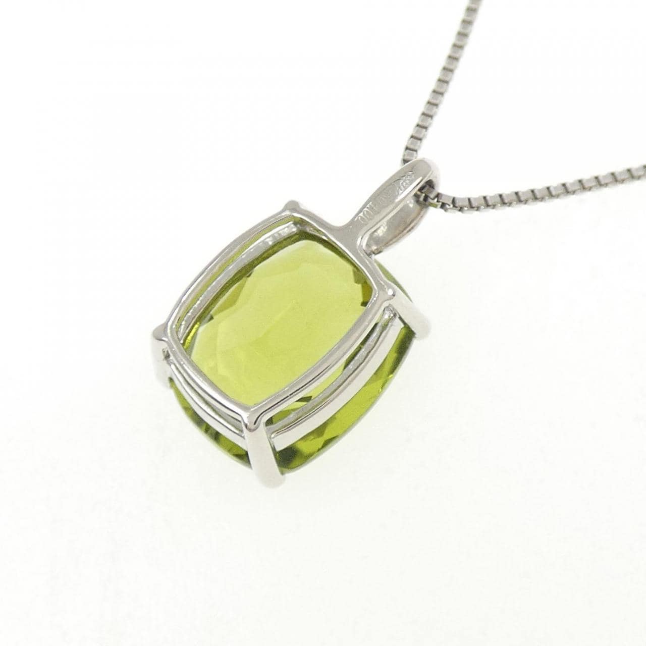 ジーエスティービー ペリドット ネックレス 4.00CT