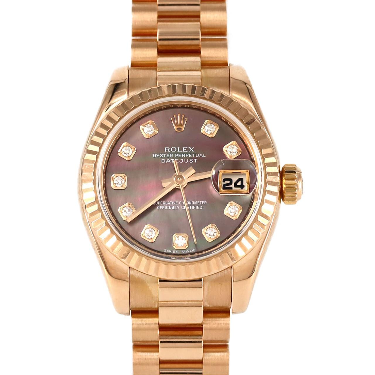 ロレックス デイトジャスト 179175NG PG･RG 自動巻 Z番