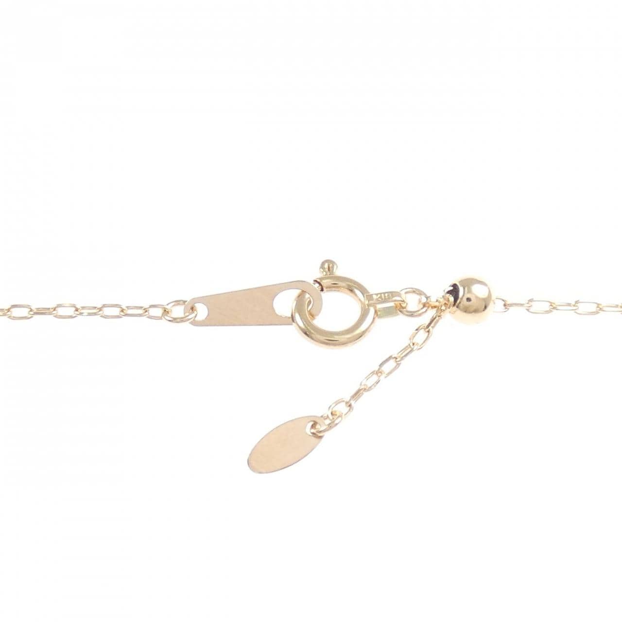 K18PG キャット サファイヤ ネックレス 0.66CT