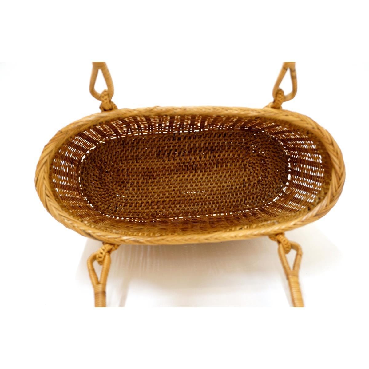 【新品】カゴバッグ　巾着付き