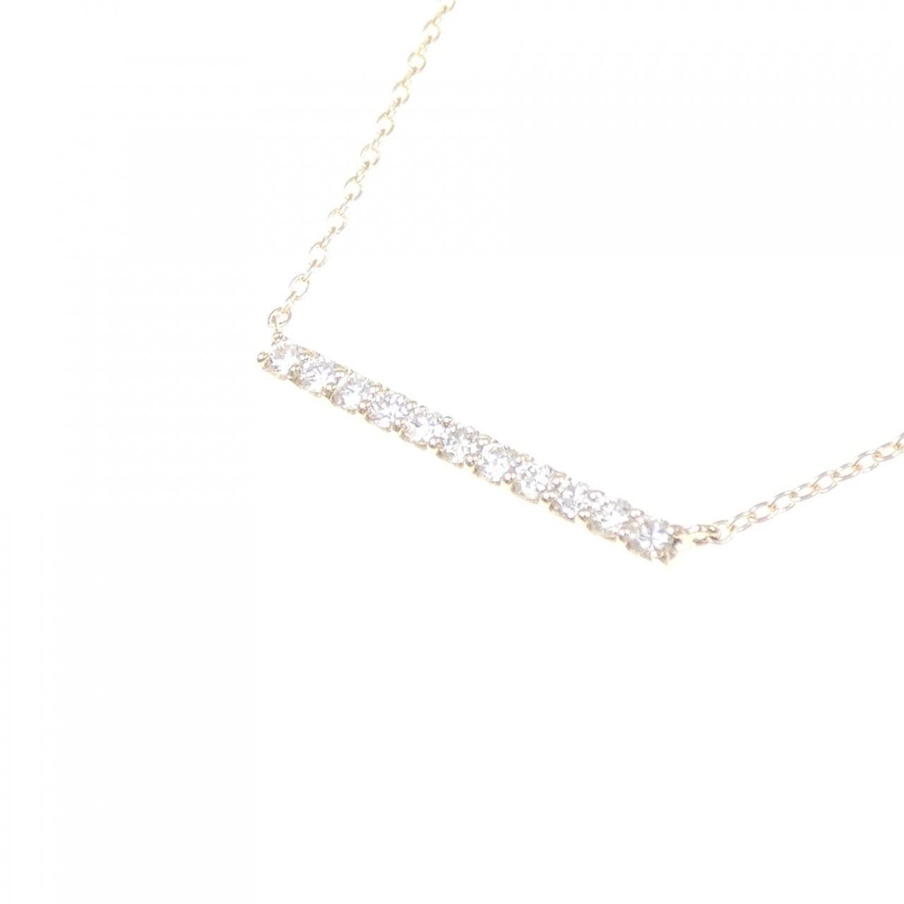 【リメイク】K10YG ダイヤモンド ネックレス 0.15CT