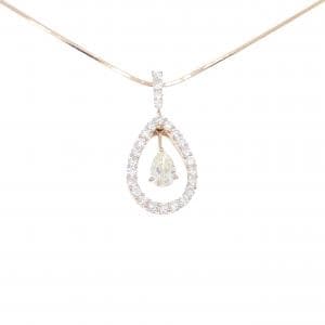 K18PG ダイヤモンド ネックレス 0.554CT