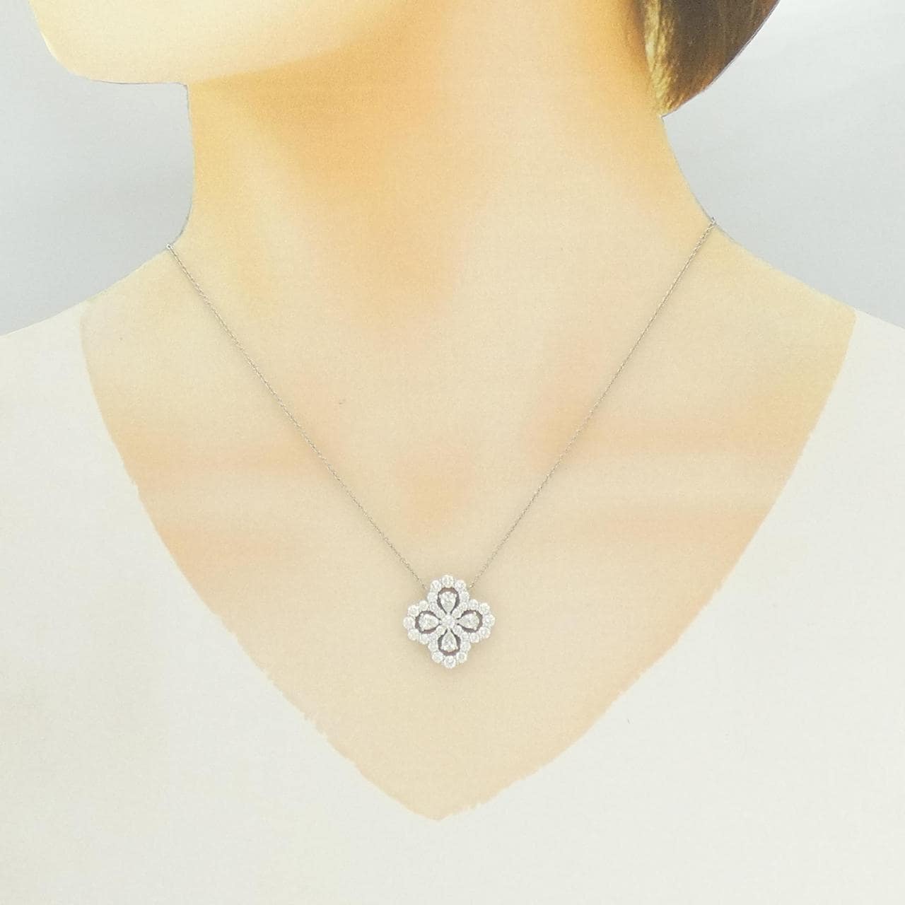 ハリーウィンストン ループ バイ ハリー ウィンストン フルモチーフ ミディアム ネックレス