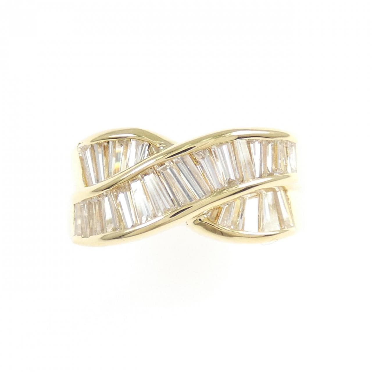 K18YG ダイヤモンド リング 1.53CT