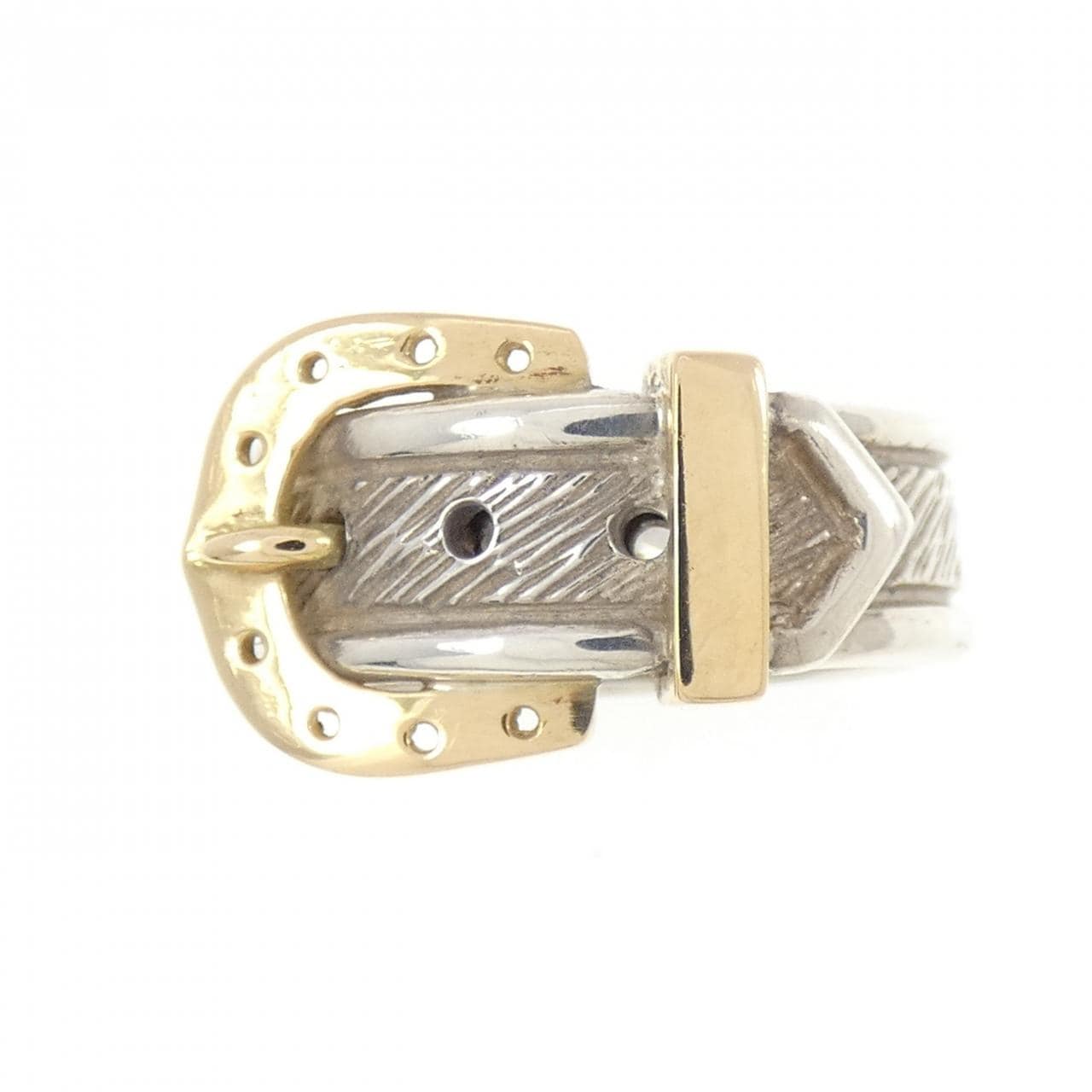 【ヴィンテージ】エルメス ホールマーク/18KYG リング