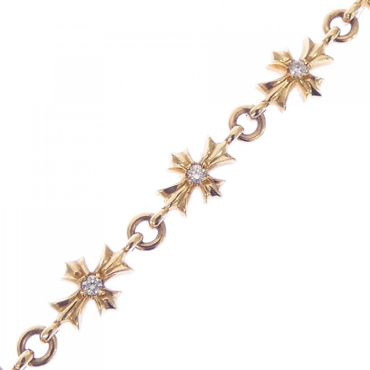 クロムハーツ CHROME HEARTS TINY E CH PLS L10 DMND SNGL 200033467GLDL10015 BRACELET