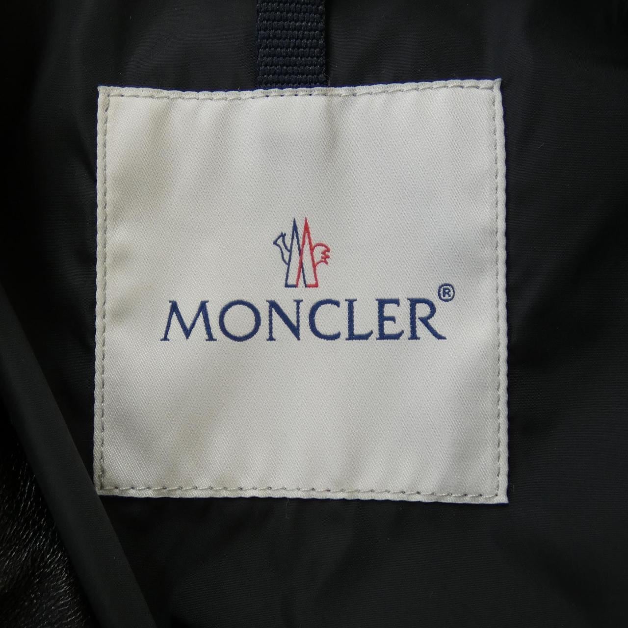 MONCLER MONCLER 皮革骑手夹克