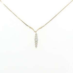 K18YG ダイヤモンド ネックレス 0.39CT