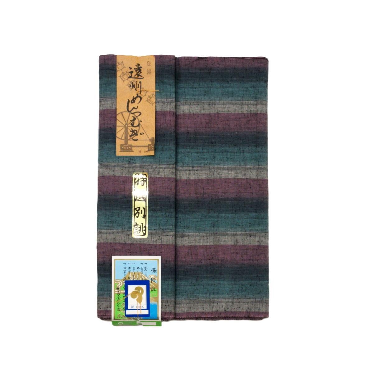 【未使用品】着尺反物　遠州めんつむぎ